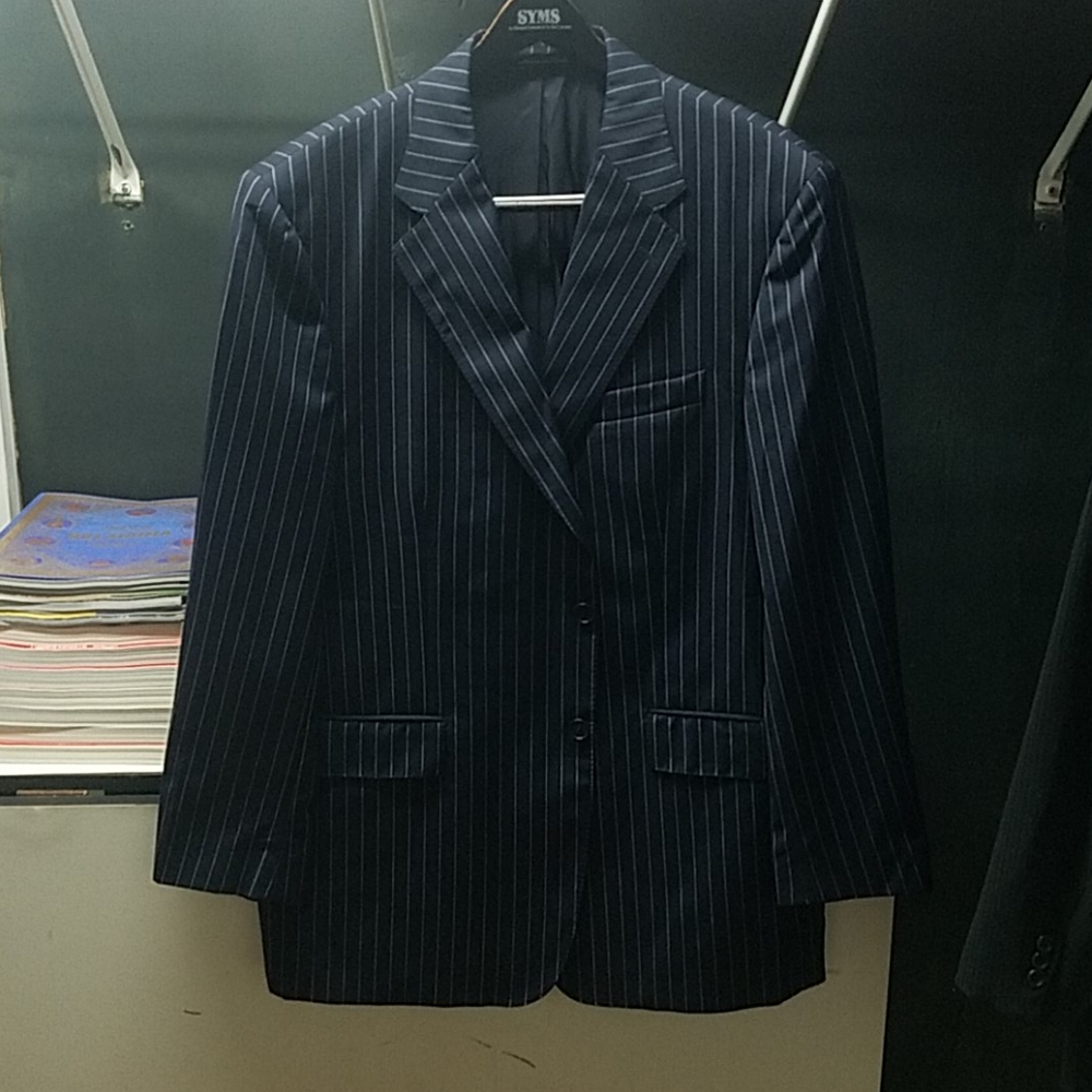 Faconnable Blazer blue pinstripe 46R classic fit